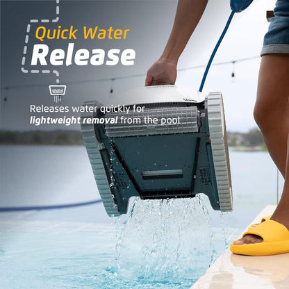 Dolphin Proteus DX3 Robotic Pool Vacuum Cleaner All Pools up to 33 FT - Wall Climbing Scrubber Brush