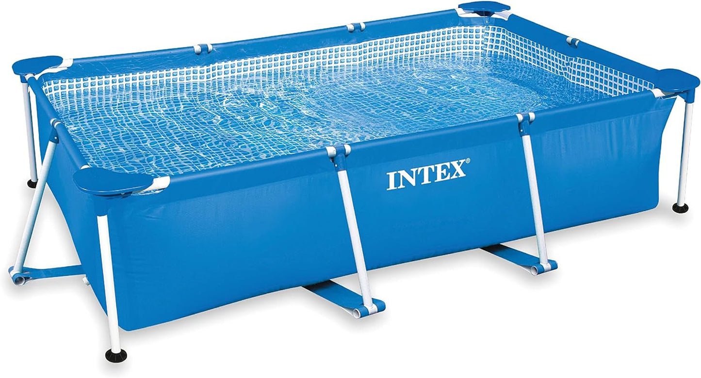 Frame above Ground Baby Splash Swimming Pool Bundled W/Intex Filter Pump