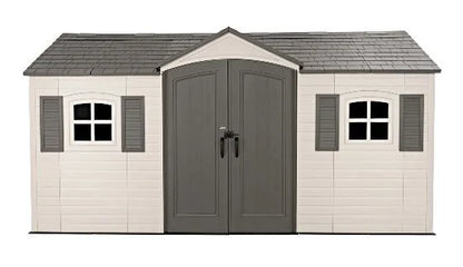 Lifetime Legacy 15×8 Plastic Storage Shed Kit w/ Floors