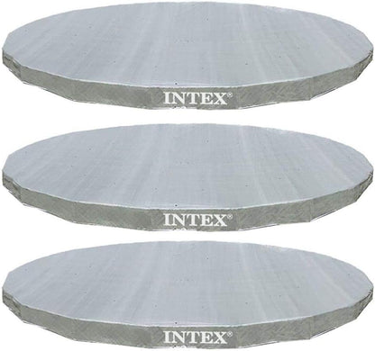 Intex 18' Ultra Frame Swimming Pools UV Resistant Deluxe Debris Cover (3 Pack)