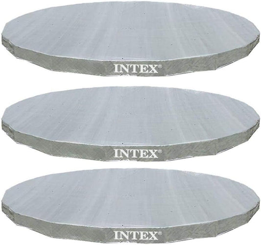 Intex 18' Ultra Frame Swimming Pools UV Resistant Deluxe Debris Cover (3 Pack)