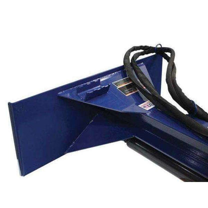 24 Ton Iron &amp; Oak Upside Down Skid Steer Log Splitter Attachment (SMH2419)