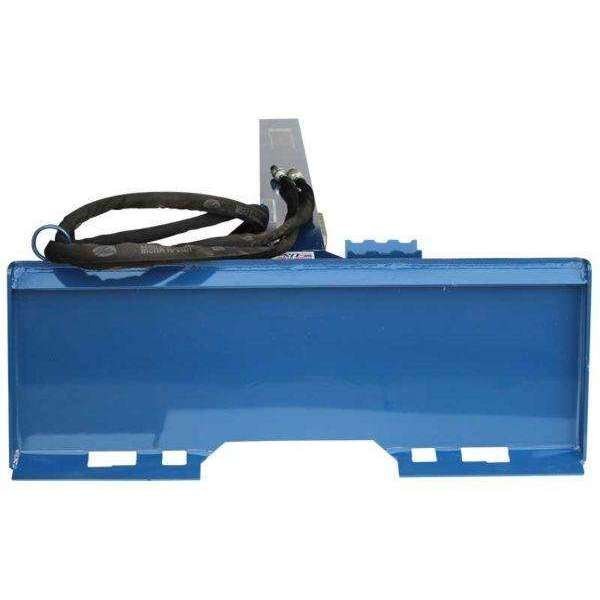 24 Ton Iron &amp; Oak Upside Down Skid Steer Log Splitter Attachment (SMH2419)