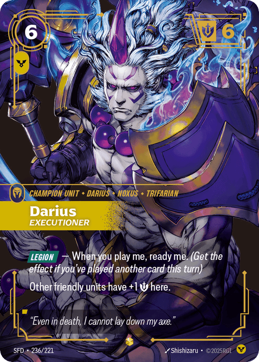 Darius - Executioner (Signature) #236*/221