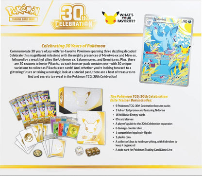 Pokémon TCG: 30th Celebration Elite Trainer Box - (PREORDER - Release Date September 16, 2026)