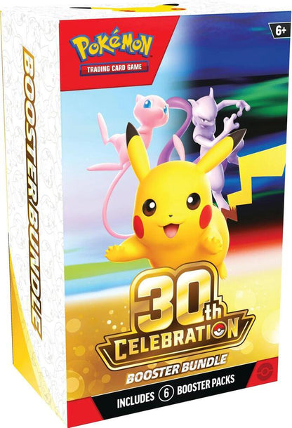 Pokémon TCG: 30th Celebration Booster Bundle (6 Factory-Sealed 30th Anniversary Expansion Booster Packs) - (PREORDER - Release Date Oct. 02, 2026)