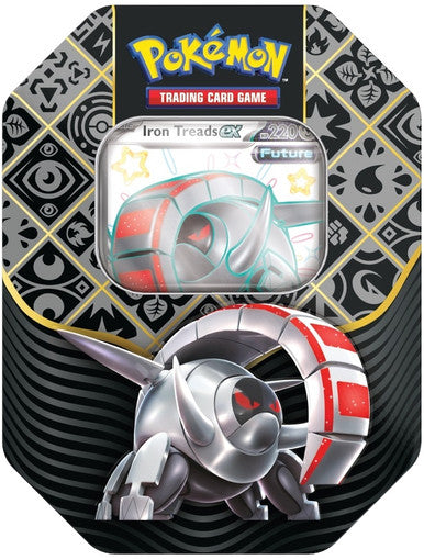 Pokémon Paldean Fates Iron Treads Ex Tin