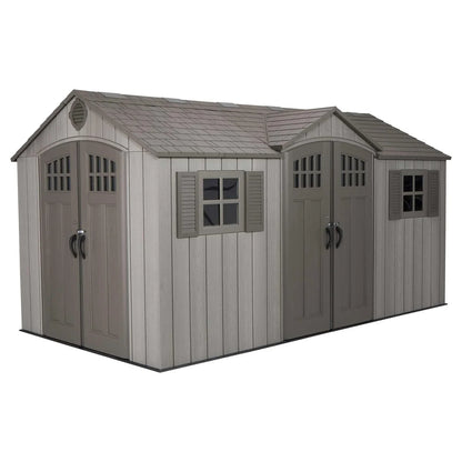 Lifetime 15 Ft X 8 Ft Outdoor Storage Sheds – 60318